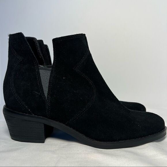 Cole Haan Grand OS Alayna ll Black Suede Booties 6 - Picture 5 of 10